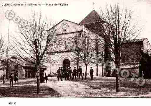 Ville de CLERAC, carte postale ancienne