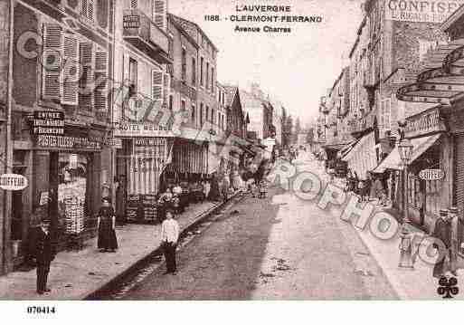 Ville de CLERMONTFERRAND, carte postale ancienne