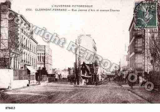 Ville de CLERMONTFERRAND, carte postale ancienne