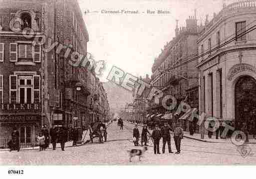 Ville de CLERMONTFERRAND, carte postale ancienne