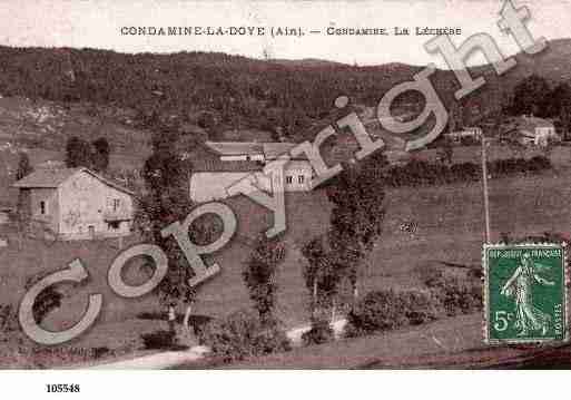 Ville de CONDAMINE, carte postale ancienne