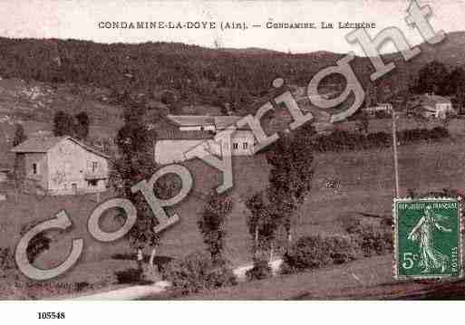 Ville de CONDAMINE, carte postale ancienne