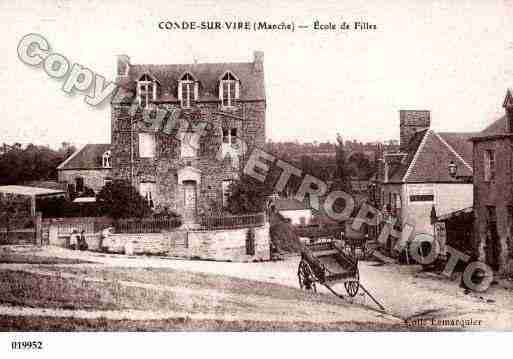 Ville de CONDESURVIRE, carte postale ancienne