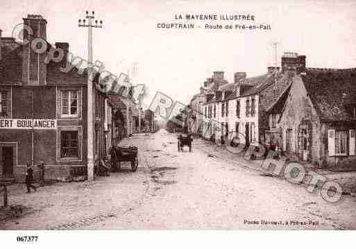 Ville de COUPTRAIN, carte postale ancienne