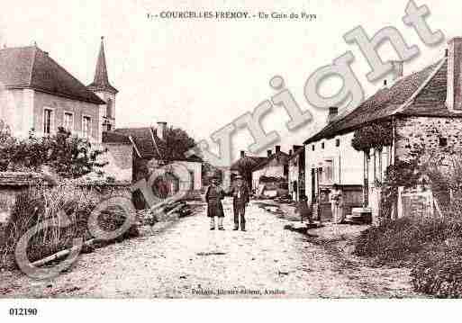 Ville de COURCELLESFREMOY, carte postale ancienne Ville de COURCELLESFREMOY, carte postale ancienne