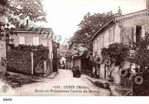 Ville de CURISAUMONTD'OR, carte postale ancienne