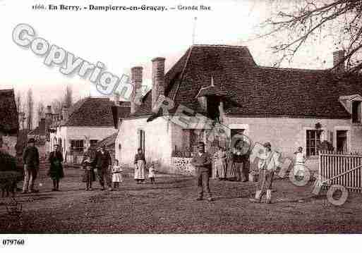 Ville de DAMPIERREENGRACAY, carte postale ancienne