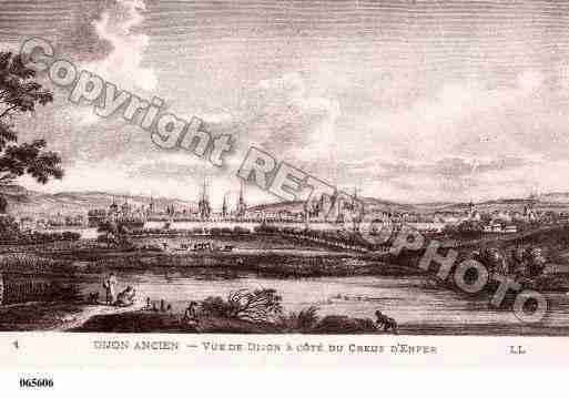 Ville de DIJON, carte postale ancienne