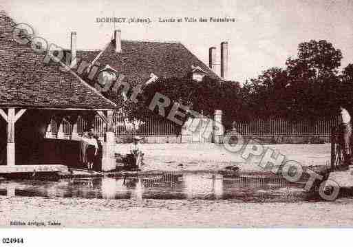 Ville de DORNECY, carte postale ancienne