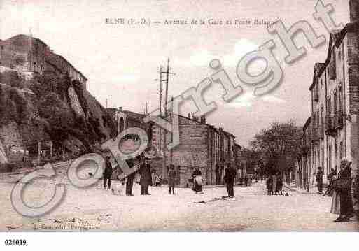 Ville de ELNE, carte postale ancienne