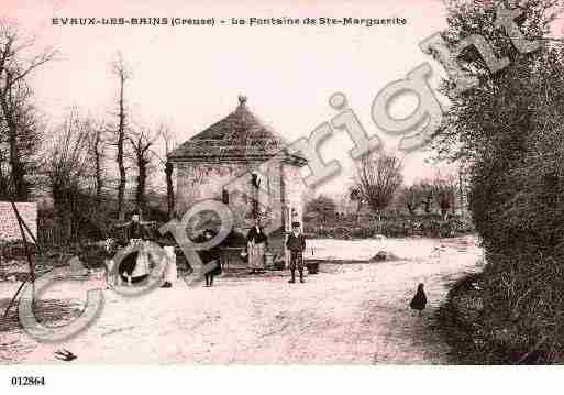 Ville de EVAUXLESBAINS, carte postale ancienne