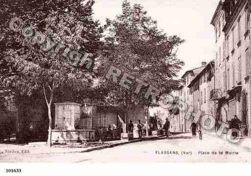 Ville de FLASSANSSURISSOLE, carte postale ancienne
