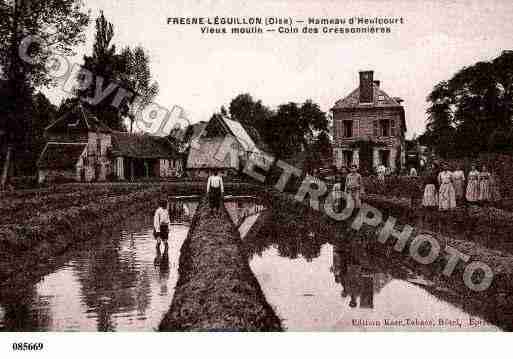 Ville de FRESNELEGUILLON, carte postale ancienne