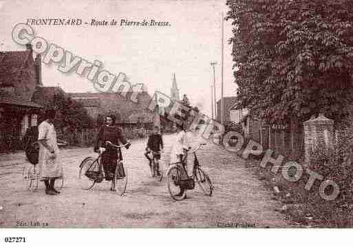 Ville de FRONTENARD, carte postale ancienne