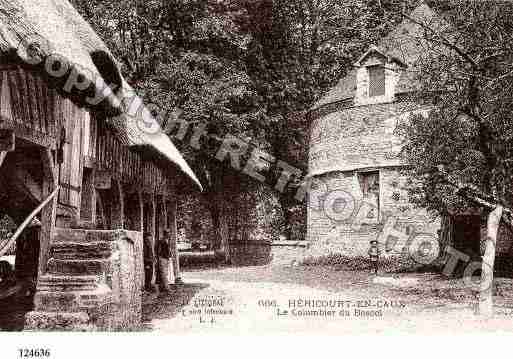 Ville de HERICOURTENCAUX, carte postale ancienne