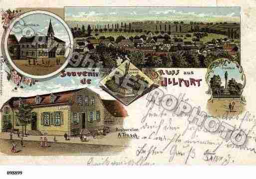 Ville de ILLFURTH, carte postale ancienne