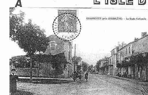 Ville de ISLED'ESPAGNAC(L'), carte postale ancienne