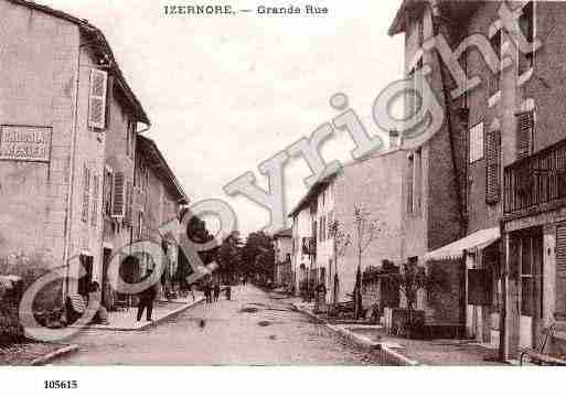 Ville de IZERNORE, carte postale ancienne