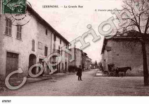 Ville de IZERNORE, carte postale ancienne