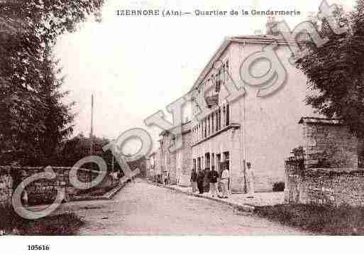 Ville de IZERNORE, carte postale ancienne