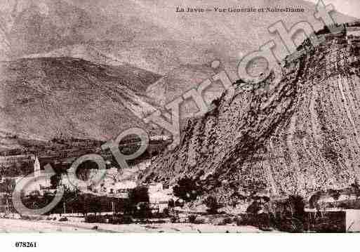 Ville de JAVIE(LA), carte postale ancienne