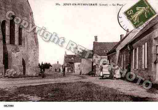 Ville de JOUYENPITHIVERAIS, carte postale ancienne