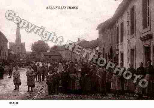 Ville de KERLINGLESSIERCK, carte postale ancienne