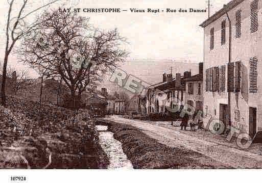 Ville de LAYSAINTCHRISTOPHE, carte postale ancienne