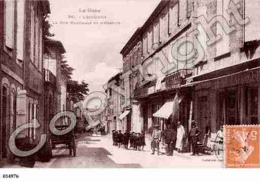 Ville de LECTOURE, carte postale ancienne