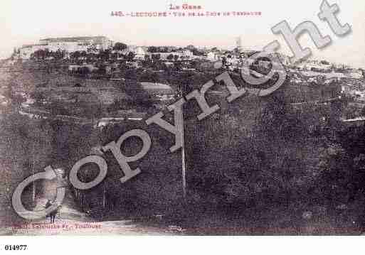 Ville de LECTOURE, carte postale ancienne