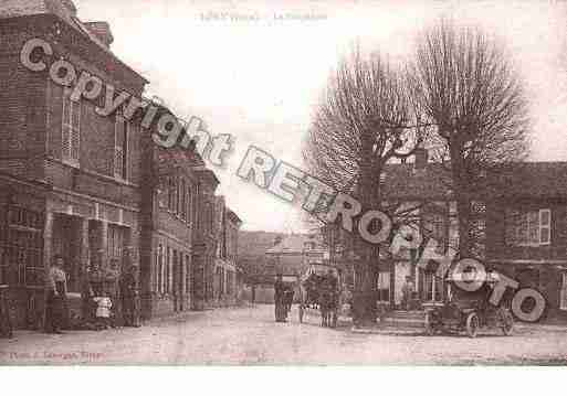 Ville de LERY, carte postale ancienne