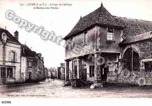 Ville de LIVRESURCHANGEON, carte postale ancienne