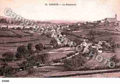 Ville de LORMES, carte postale ancienne Ville de LORMES, carte postale ancienne