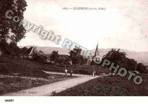 Ville de LUCINGES, carte postale ancienne