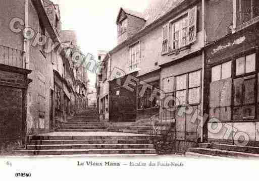 Ville de MANS(LE), carte postale ancienne