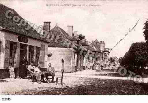 Ville de MARCILLYSURSEINE, carte postale ancienne