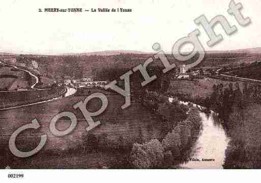 Ville de MERRYSURYONNE, carte postale ancienne