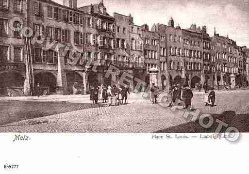 Ville de METZ, carte postale ancienne