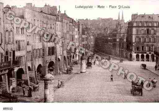 Ville de METZ, carte postale ancienne