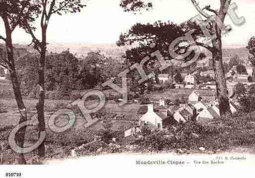 Ville de MONDEVILLE, carte postale ancienne