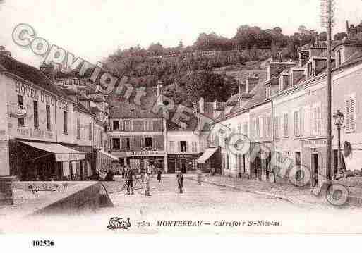 Ville de MONTEREAUFAUTYONNE, carte postale ancienne