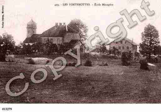 Ville de MONTLEBON, carte postale ancienne