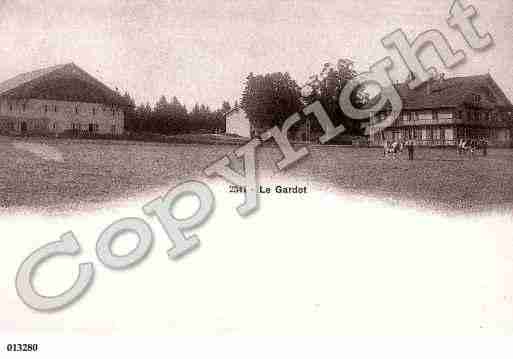 Ville de MONTLEBON, carte postale ancienne