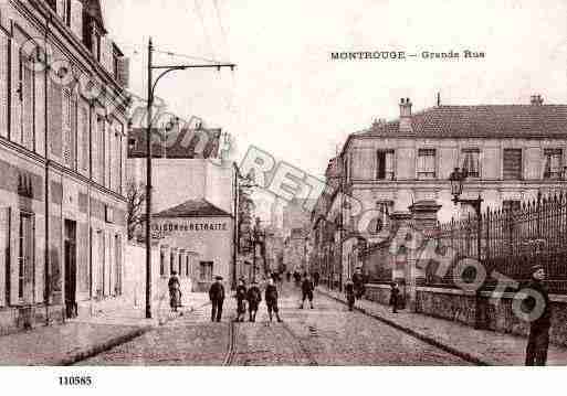 Ville de MONTROUGE, carte postale ancienne