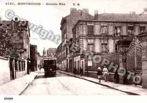 Ville de MONTROUGE, carte postale ancienne