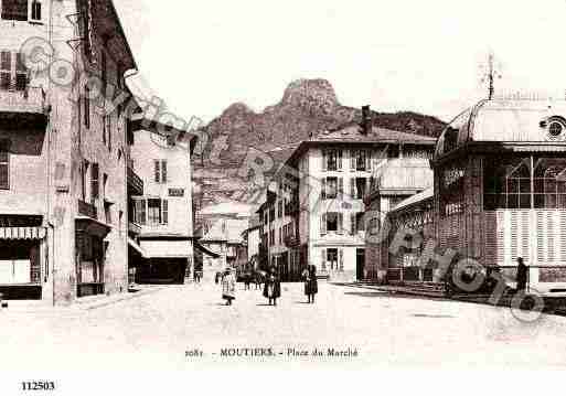 Ville de MOUTIERSTARENTAISE, carte postale ancienne