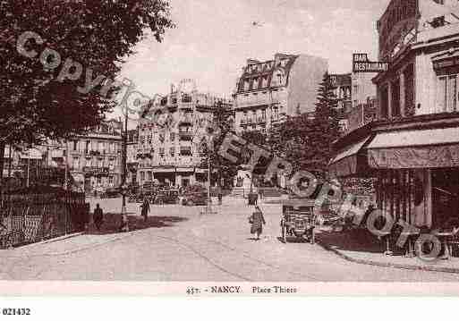 Ville de NANCY, carte postale ancienne