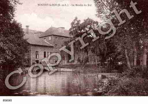 Ville de NOGENTLEROI, carte postale ancienne