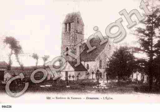 Ville de ORMESSON, carte postale ancienne