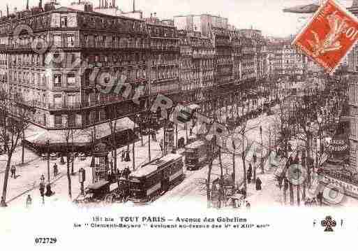 Ville de PARIS13, carte postale ancienne